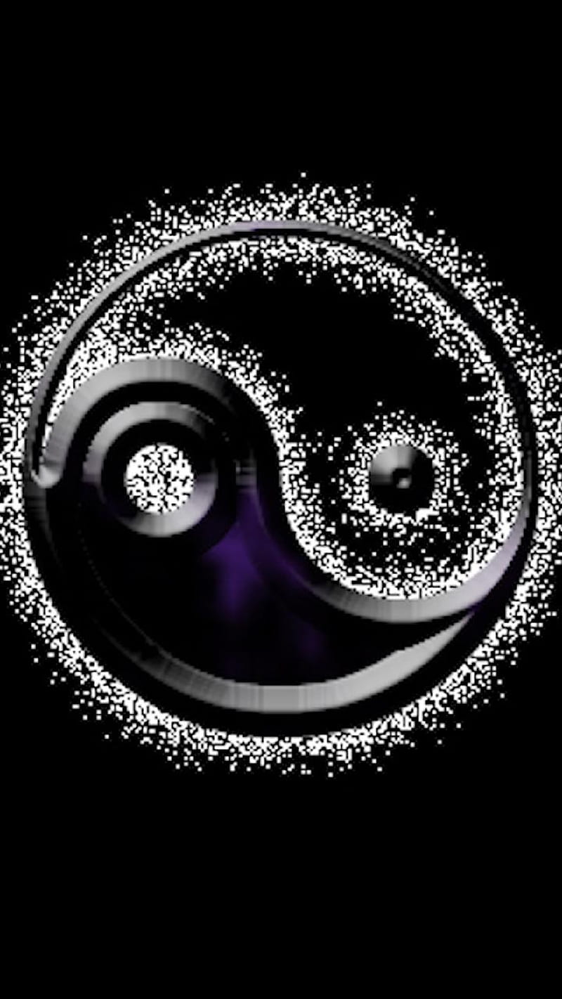 Galaxia yin yang, amante, Fondo de pantalla de teléfono HD | Peakpx