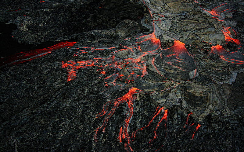 lava texture, black stone, fire backgrounds, lava textures, stone textures, red burning lava, red-hot lava, fire background, lava, burning lava, HD wallpaper