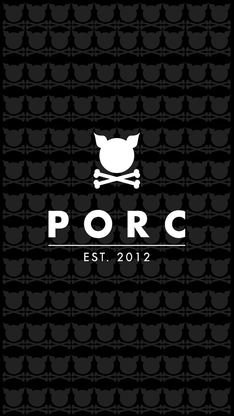 PORC Logo, black, ctc, deli, deliric, doc, romania, toto, white, HD phone wallpaper