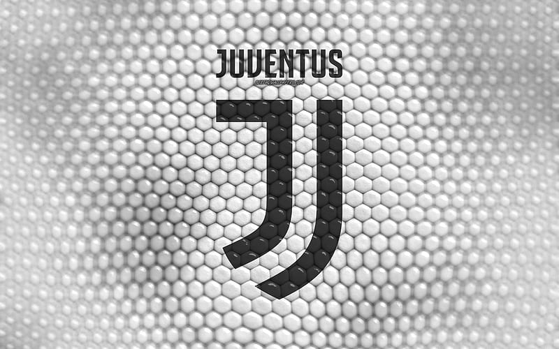  Juventus fc, creativo blanco y negro, serie a, italia, fútbol, ​​logo de juventus fc, Fondo de pantalla HD