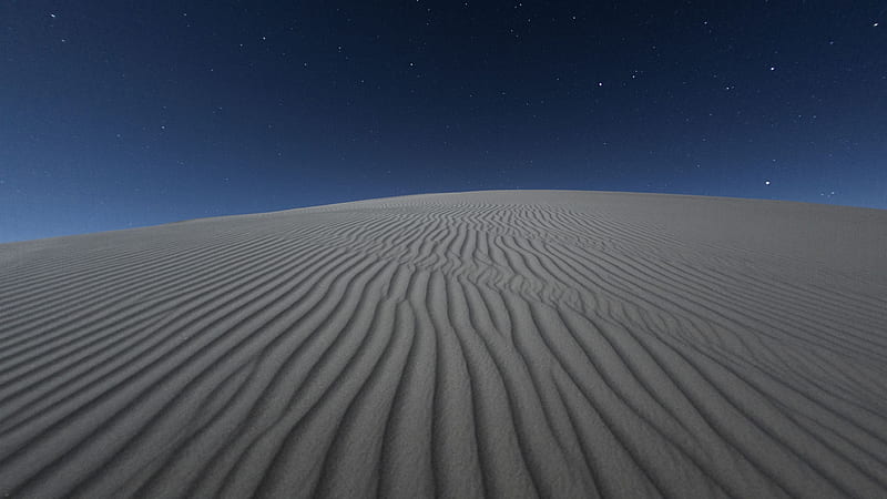 dark desert night MacBook Air, Starry Desert Sunrise, HD wallpaper