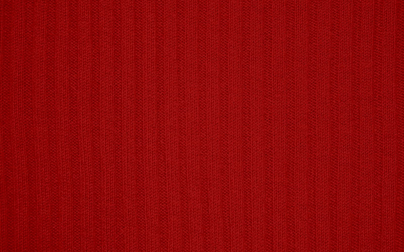 red knitted texture, red fabric background, knitted background, fabric texture, HD wallpaper