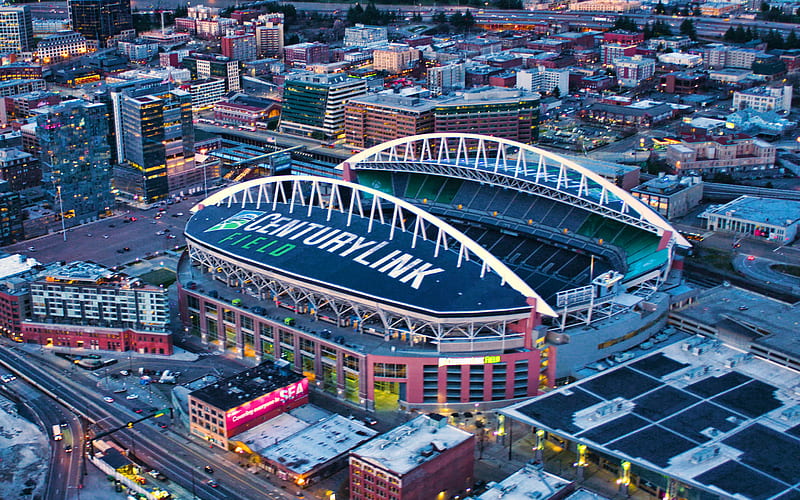 CenturyLink Field, Seattle Seahawks stadium, Qwest Field, NFL, Seattle,  Washington, HD wallpaper