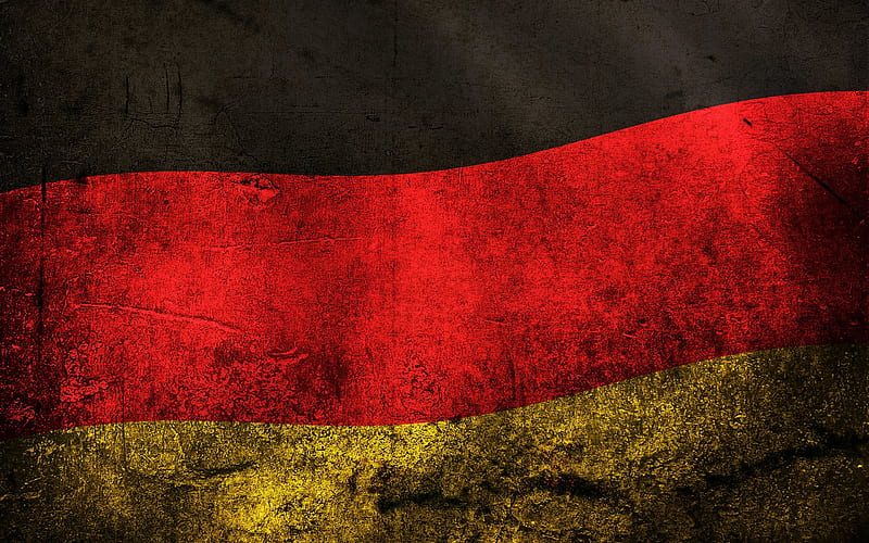 Germany flag, Germany, grunge, symbols of Germany, German flag, HD wallpaper
