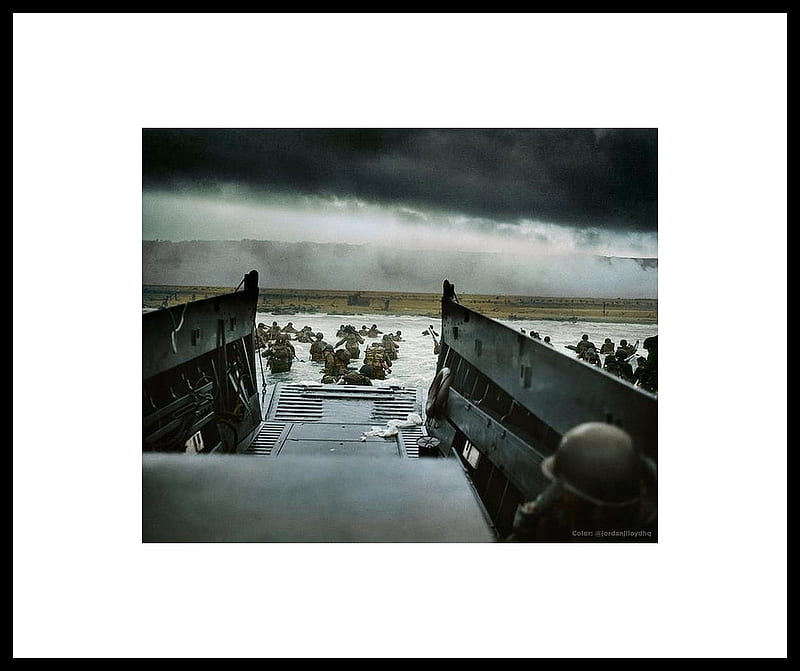 D-Day Landing (WW II ), beach, Landing Craft, US Army, WW II, Normandy, HD wallpaper