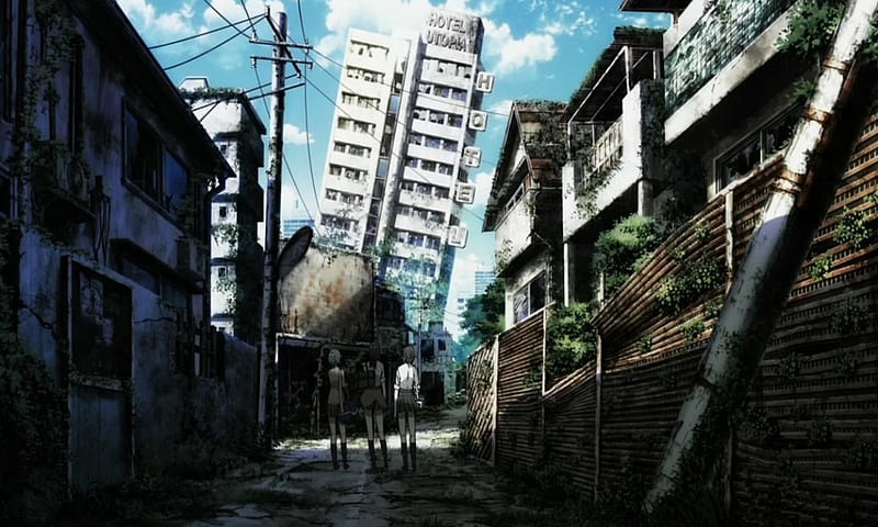 You Wanted To Stay In A Hotel!, Anime Friends, Anime, Blue Sky, Coppelion,  Hotel, HD wallpaper | Peakpx