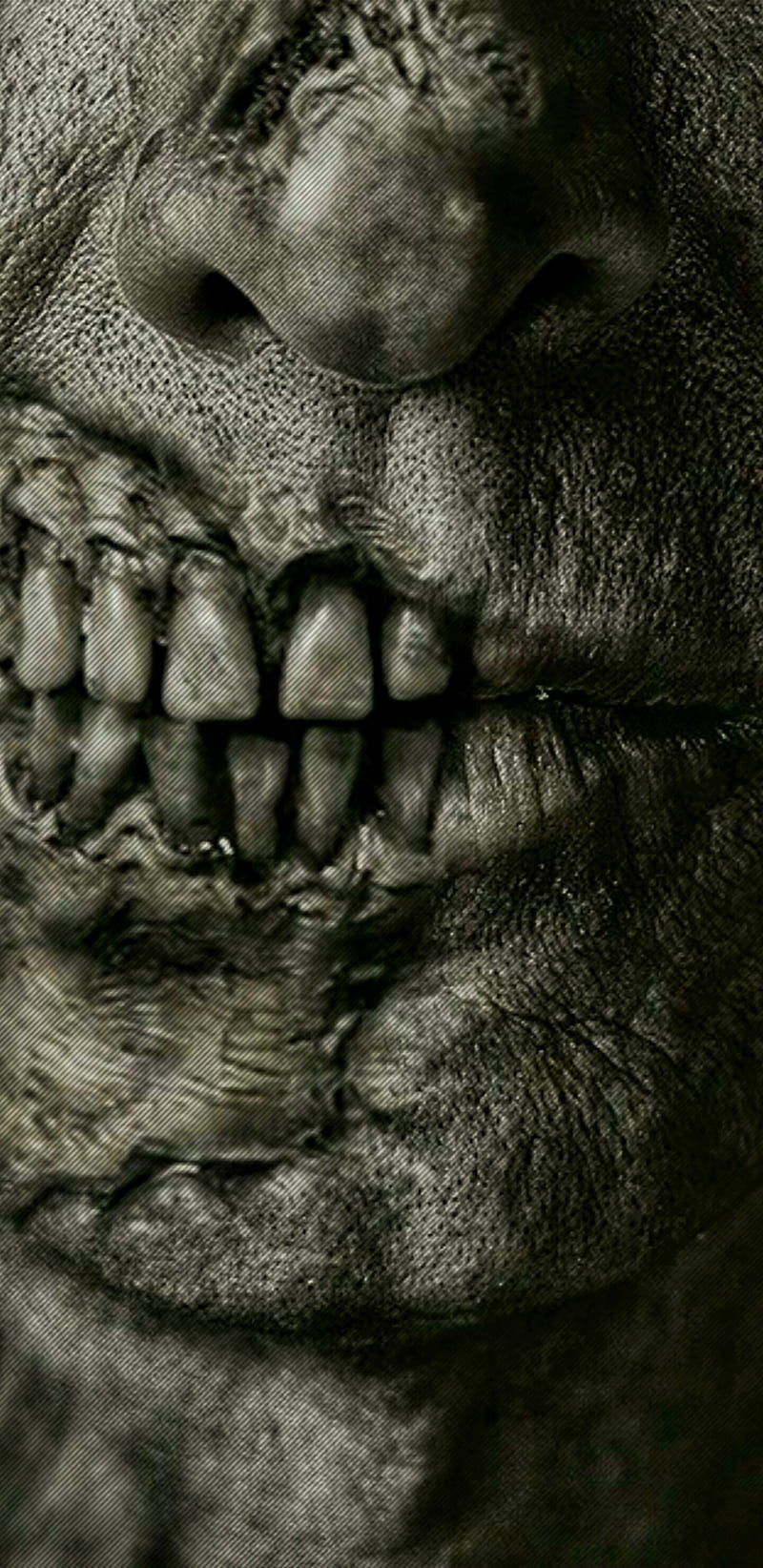 Horrible Mouth, planet, guerra, clans, mask, terror, clash, horror, scared, HD phone wallpaper