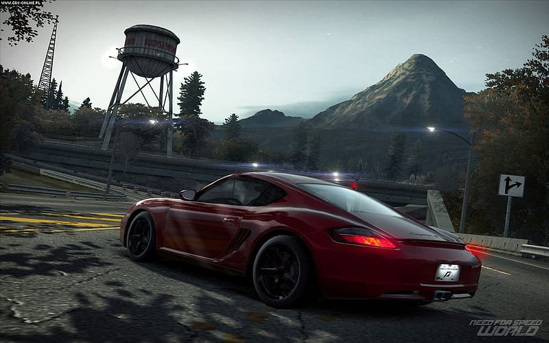Need For Speed World, red, ea game, videogame, car, need for speed, game, racing, fast, HD wallpaper