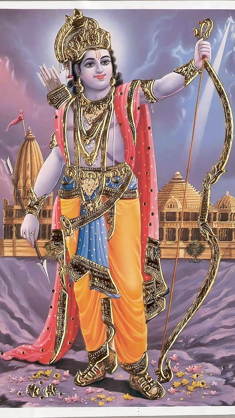 Ram Bhagwan Ke, god, lord, ram, HD phone wallpaper