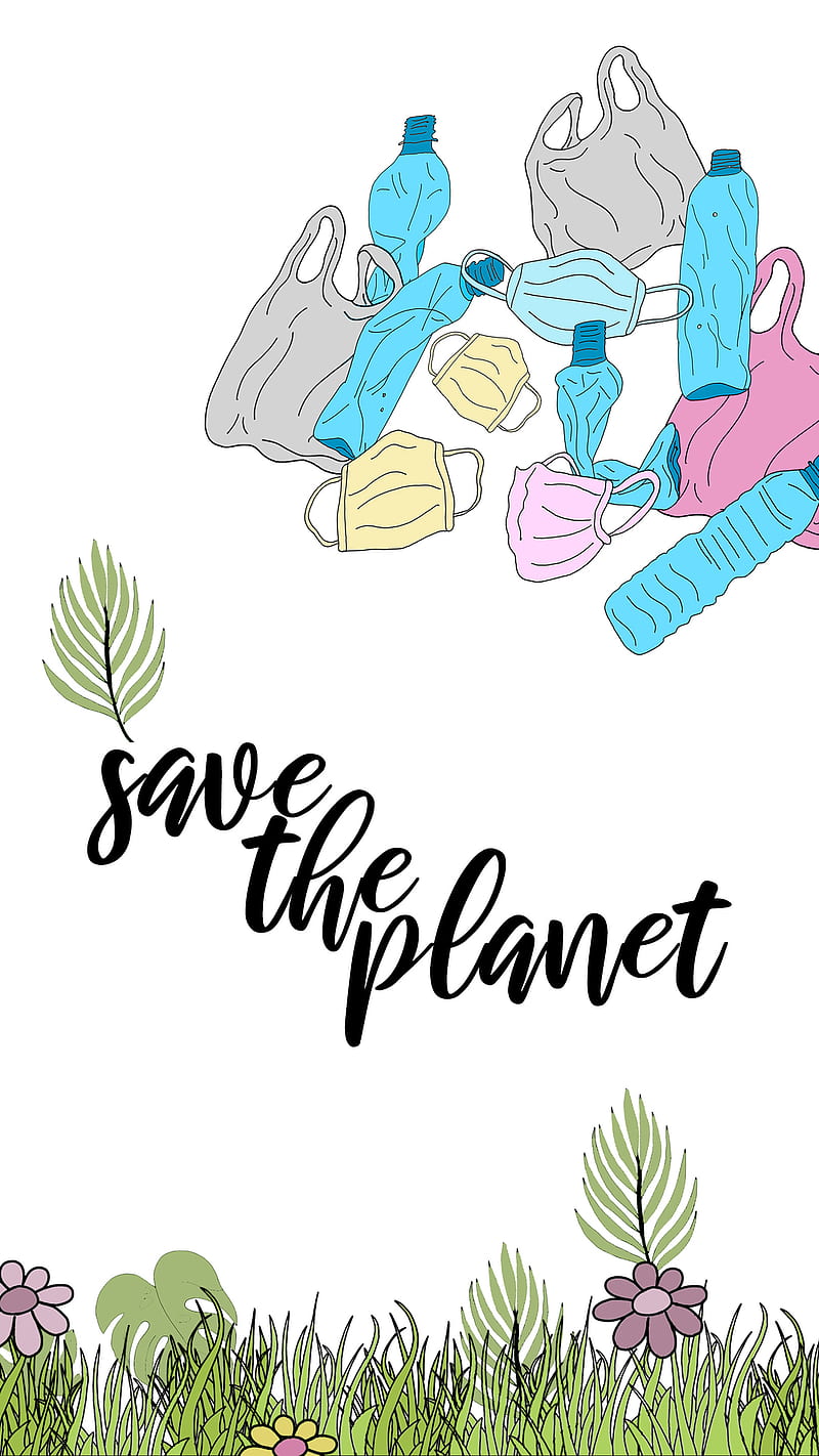Earth day, 22 April, mother nature, nature, planet, plastic, polution, save, spring, HD phone wallpaper