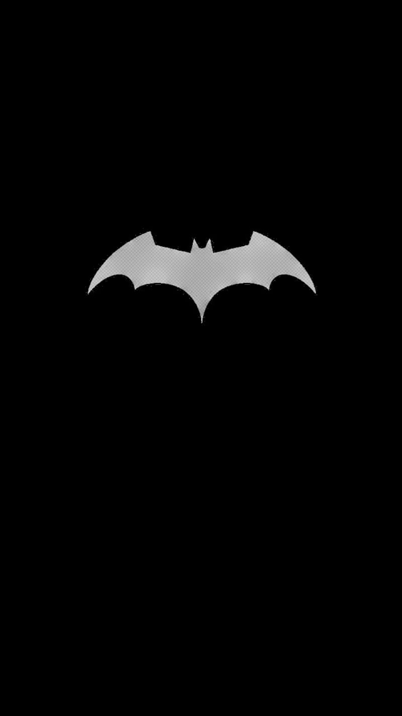 Logo de batman, batman, negro, héroe, iphone, logo, teléfono, sencillo,  Fondo de pantalla de teléfono HD | Peakpx