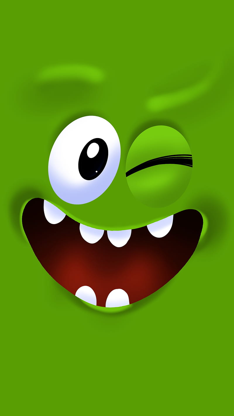 Green smile, green smile, eyes, HD phone wallpaper | Peakpx