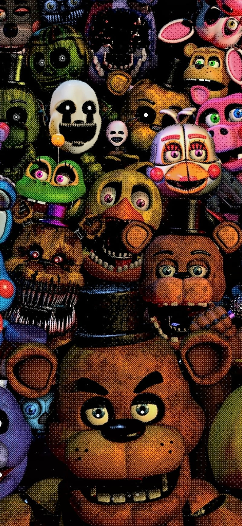 All FNAF characters, anime, bts, HD phone wallpaper