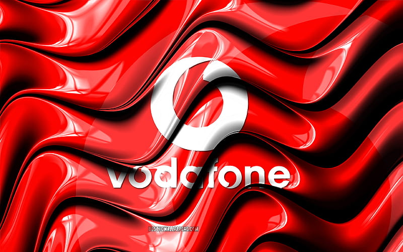 Vodafone flag red flag, Flag of Vodafone, 3D art, Vodafone, mobile  operators, HD wallpaper | Peakpx