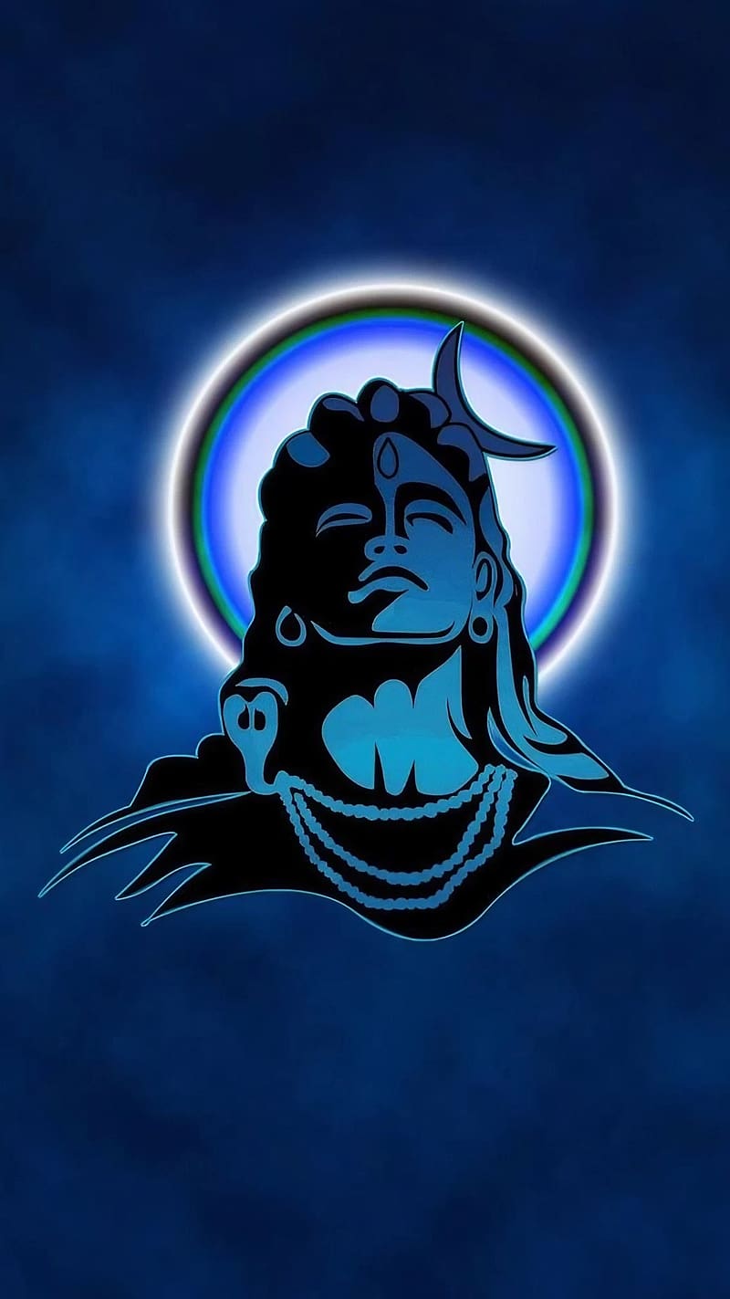 Mahadev Pic, mahadev illustration, lord, god, bhakti, devtional, HD phone wallpaper