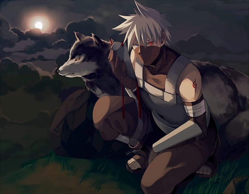 kakashi as a wolf