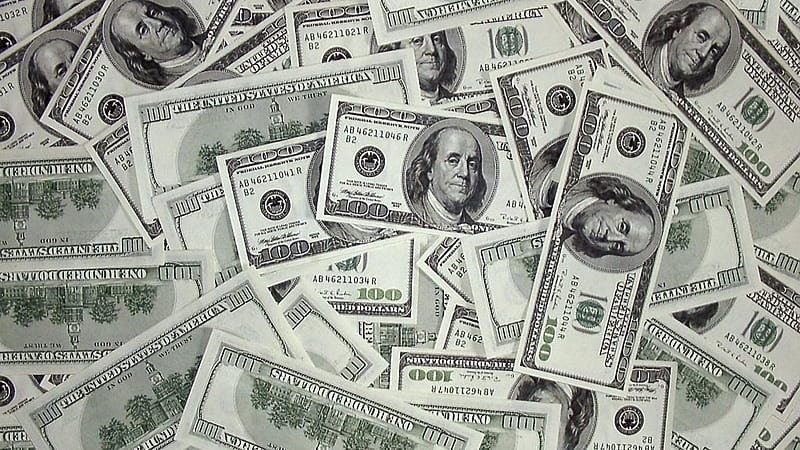 Green And Black Dollars Money, HD wallpaper