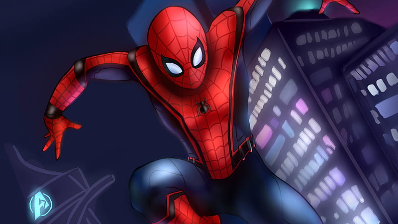 2019 Spiderman New Artwork, spiderman, superheroes, artwork, digital-art, behance, HD wallpaper