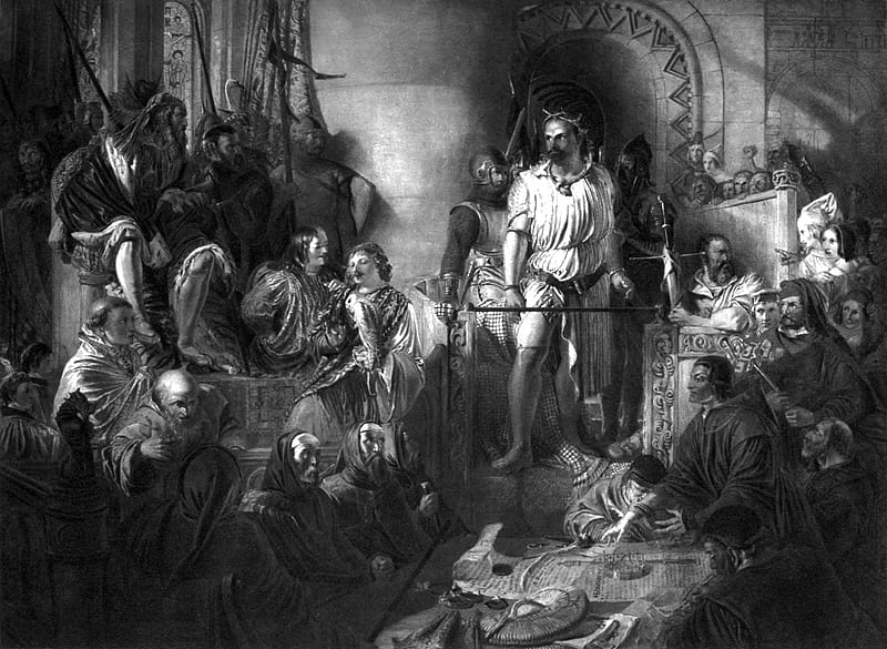 The Trial Of William Wallace (1305), William Wallace, Scotland, Middle Ages, Scottish History, HD wallpaper