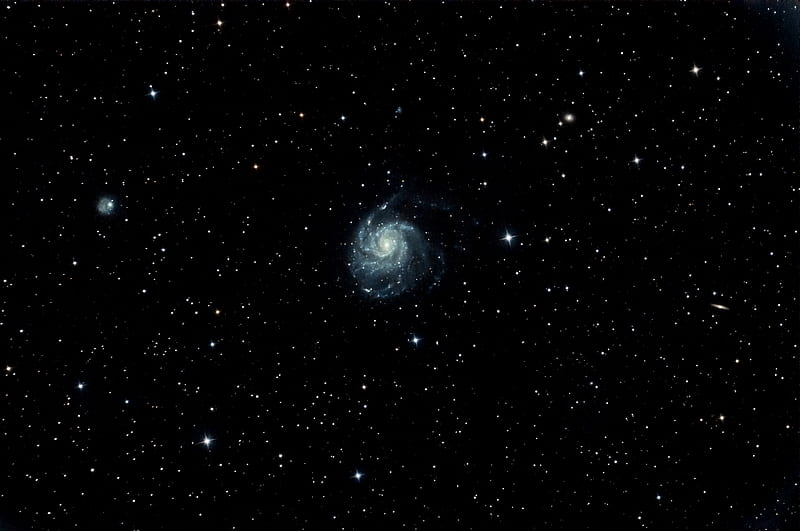 pinwheel galaxy, galaxy, stars, space, HD wallpaper