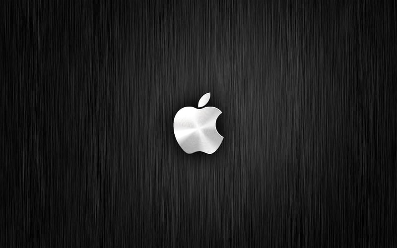 Apple metal background, Apple logo, creative, HD wallpaper | Peakpx