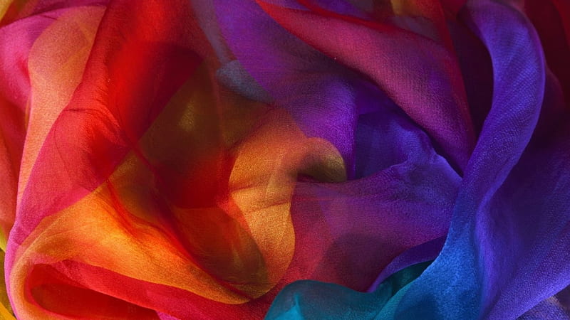 Silk Colour, pretty, colours, rainbow, silk, HD wallpaper | Peakpx