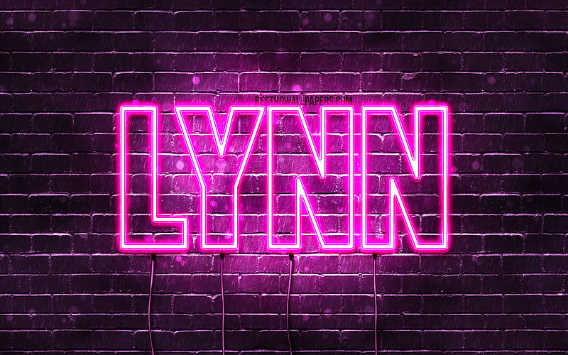 lynn-with-names-female-names-lynn-name-purple-neon-lights-happy