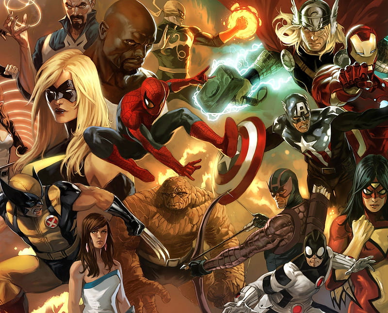 Marvel Universe, spider-man, HD wallpaper