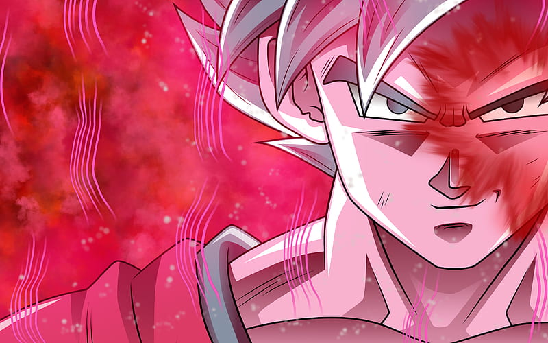 Black Goku, artwork, DBS, portrait, Son Goku Black, fighter, Dragon Ball Super, Goku, HD wallpaper