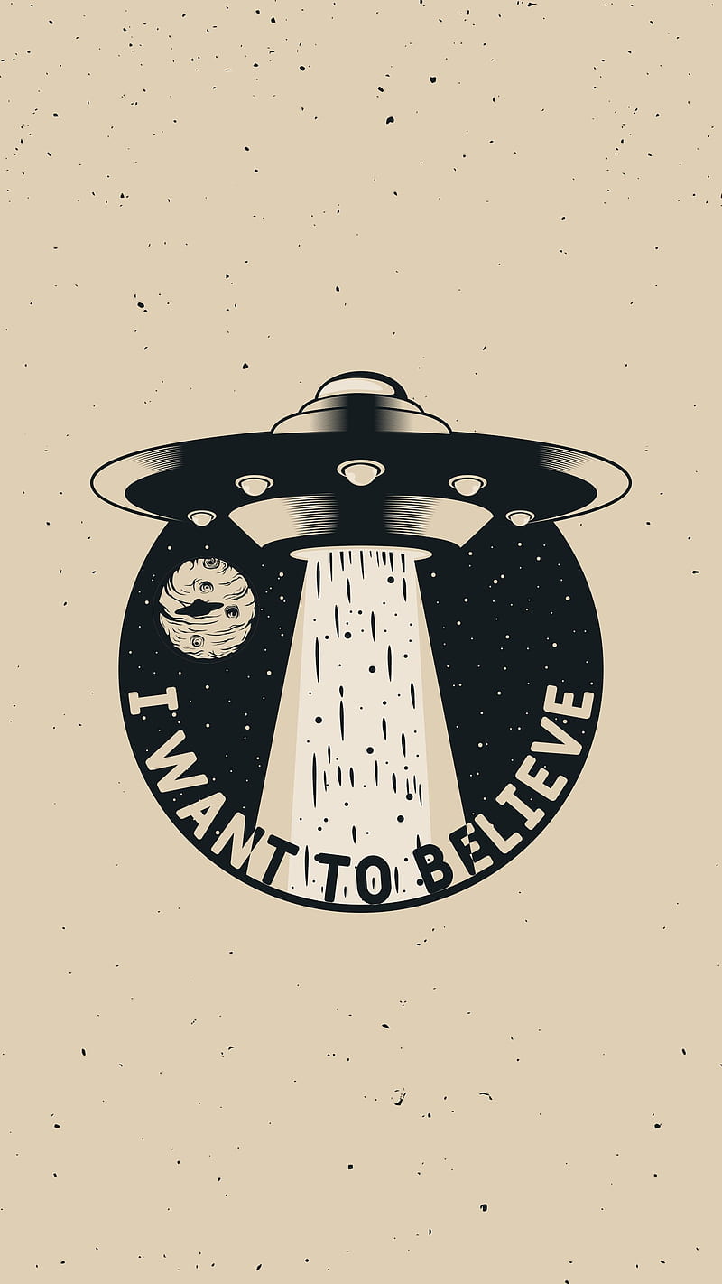 I want to believe , believe, ovni, ship, want, HD phone wallpaper