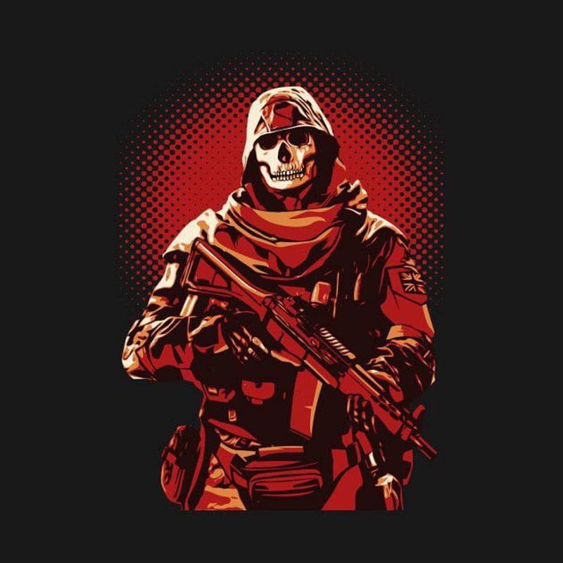 Ghost Call Of Duty, guns, skins, HD phone wallpaper | Peakpx