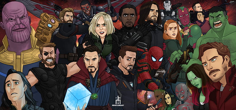 Avengers Infinity War Artwork, avengers-infinity-war, 2018-movies, movies, artwork, artist, HD wallpaper