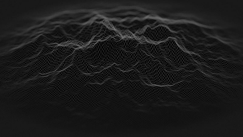 Mezcla digital minimalista en negro, Fondo de pantalla HD | Peakpx