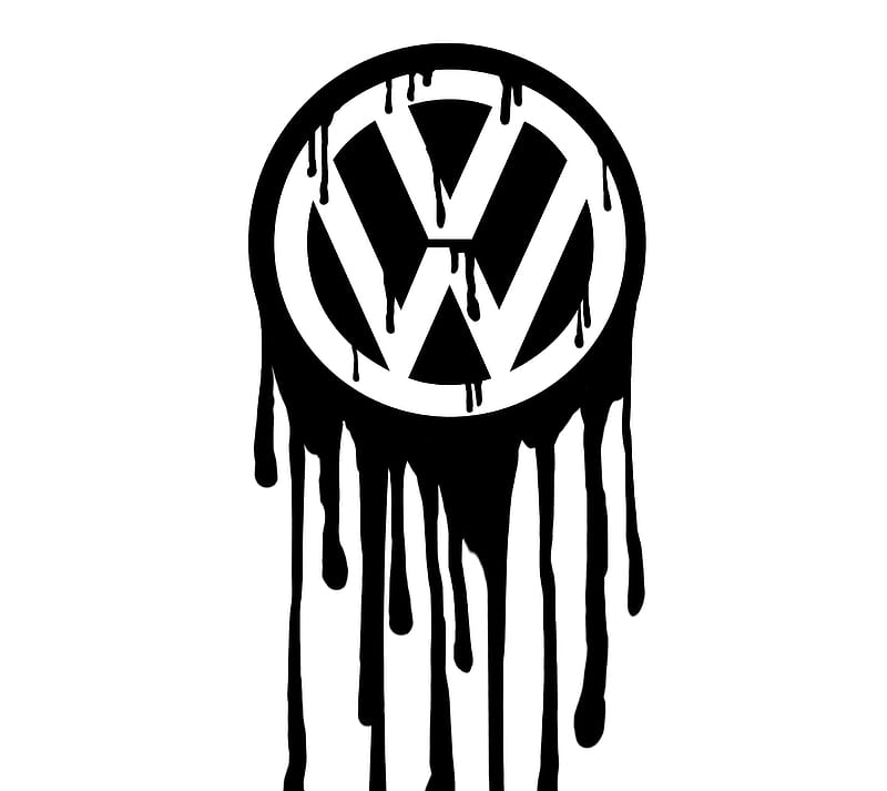  Logotipo de Volkswagen, sangrado, vw, Fondo de pantalla HD