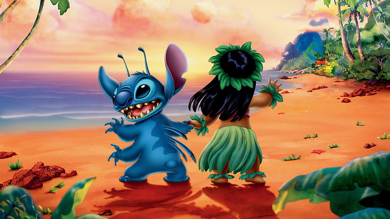 Lilo And Stitch, lilo-and-stitch, movies, animated-movies, HD wallpaper