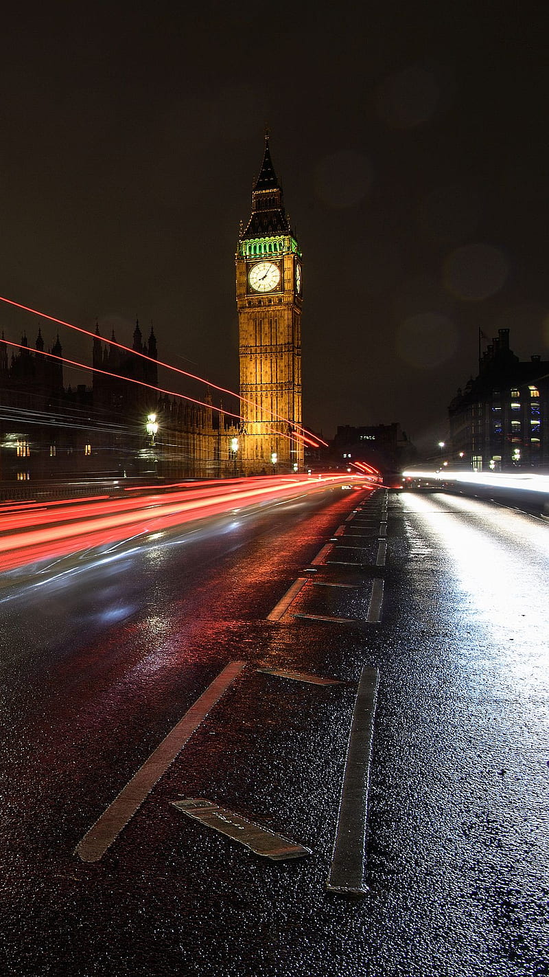 Big Ben, london england, night, HD phone wallpaper