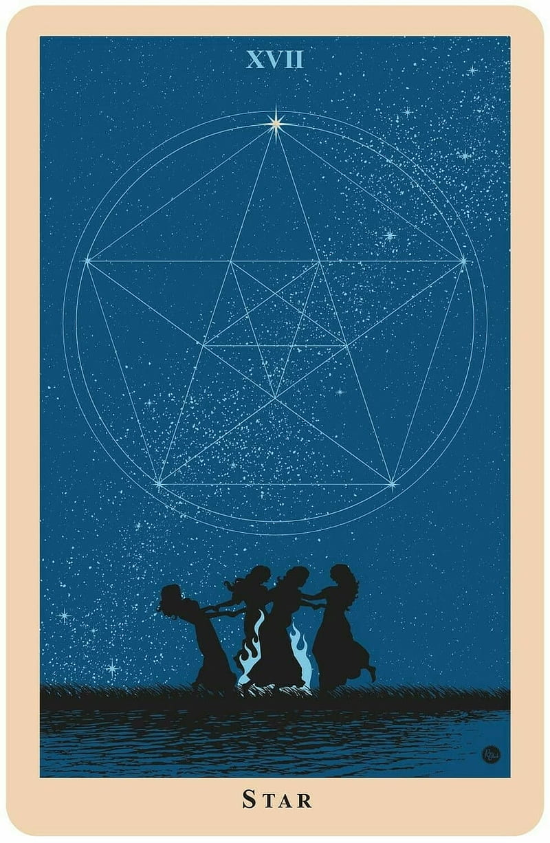 Tarot of the star, star, tarot, tarot cards, witch, witch craft,  witchcraft, HD phone wallpaper | Peakpx