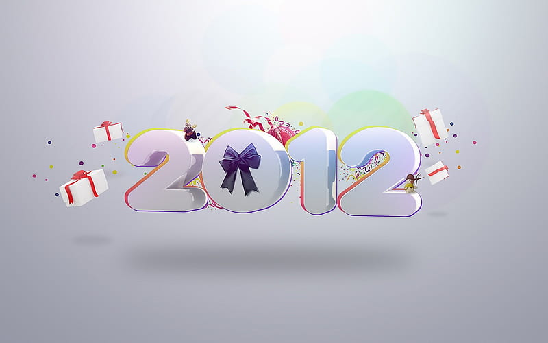 2012 is coming-Happy New Year 2012, HD wallpaper