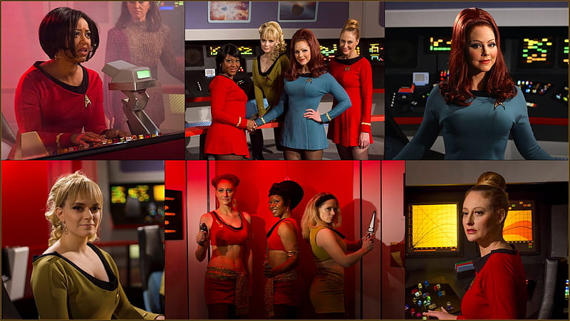 The Fab Four of Star Trek Continues, Star Trek Continues, Palmer, STC, Cat Roberts, Kipleigh Brown, Smith, Uhura, Mckennah, Michele Specht, Kim Stinger, HD wallpaper