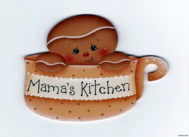 Mama's Kitchen, Kitchen, Brown, Gingerbread, Mama, HD wallpaper