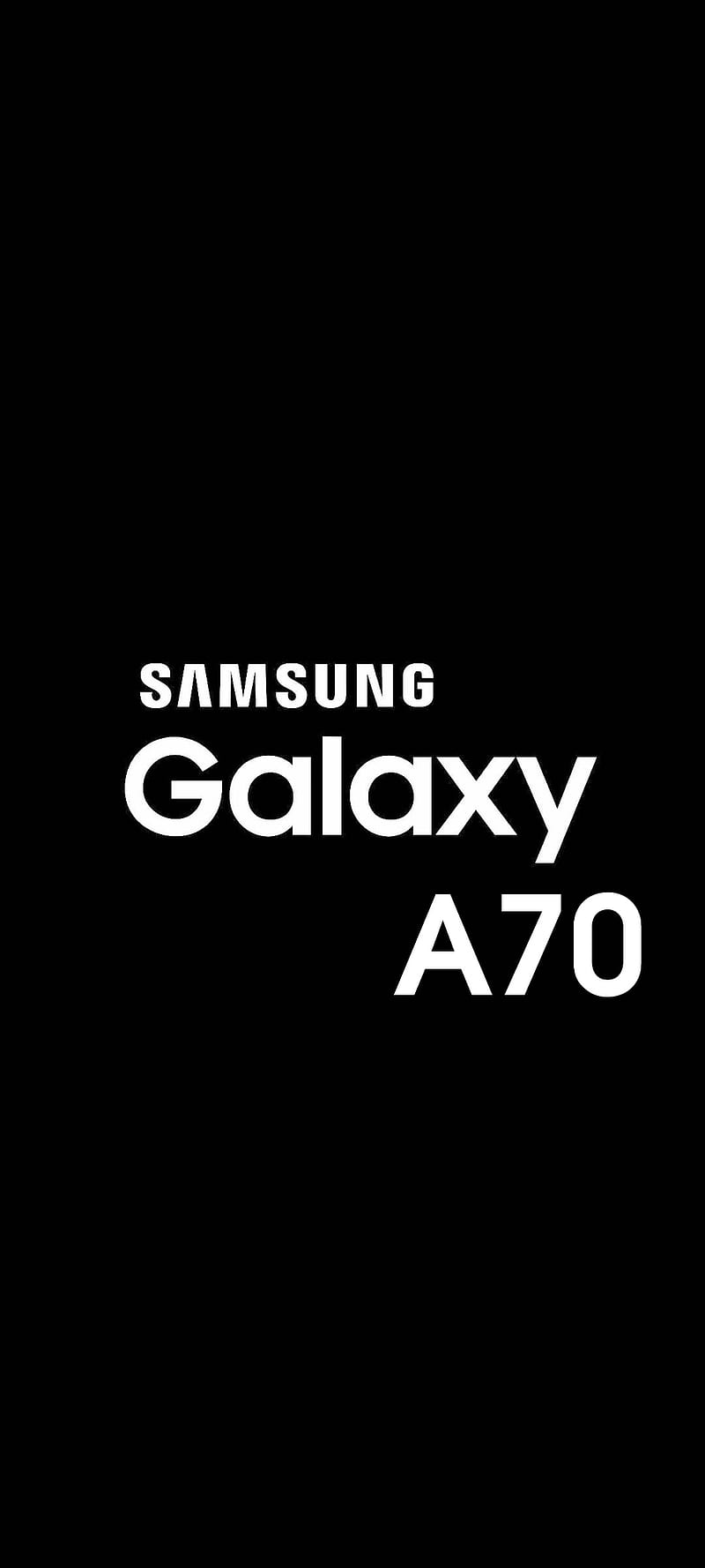 Galaxy A70 AMOLED, black, galaxy a70 samsung, oled, super amoled, HD phone wallpaper