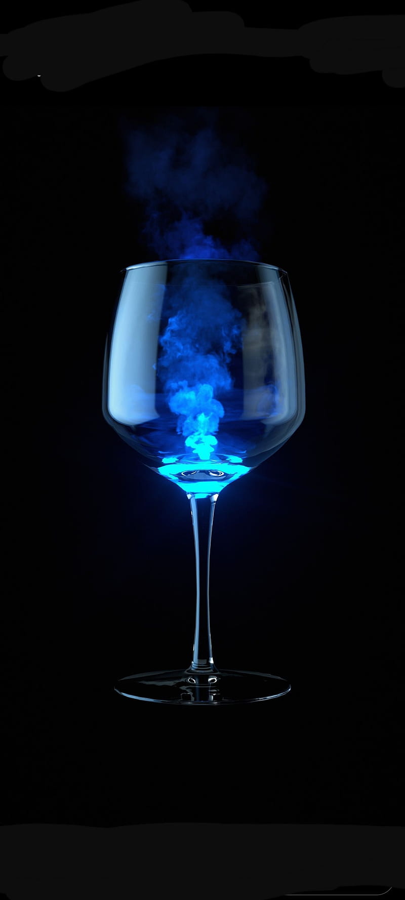 Glass, blue, fish, future, glas, glasses, neon, ocean, odd, water, wine, HD phone wallpaper