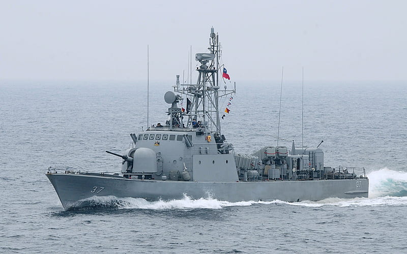 CNS ORELLA, LM-37, Chilean Navy, Rocket boat, Chile, warships, corvette, HD wallpaper