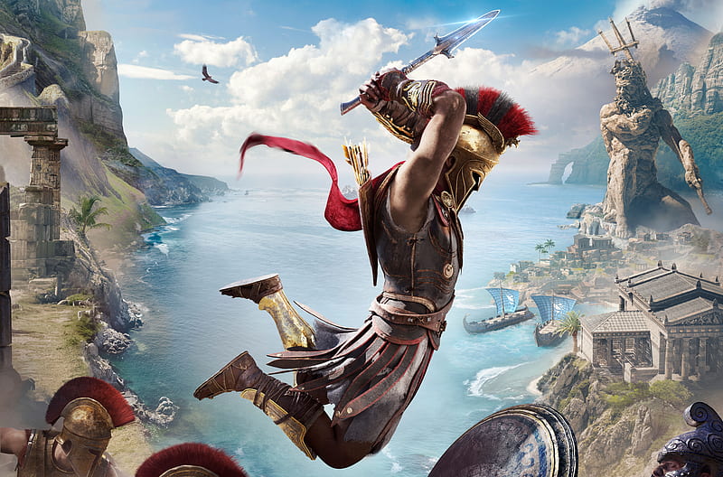 HD wallpaper Assassins Creed Odyssey video games warrior concept art   Wallpaper Flare