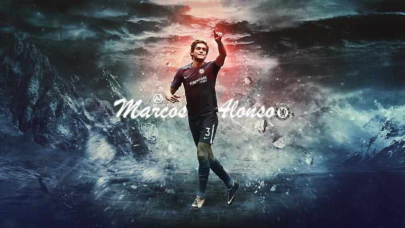 Sports, Marcos Alonso, Chelsea F.C., HD wallpaper