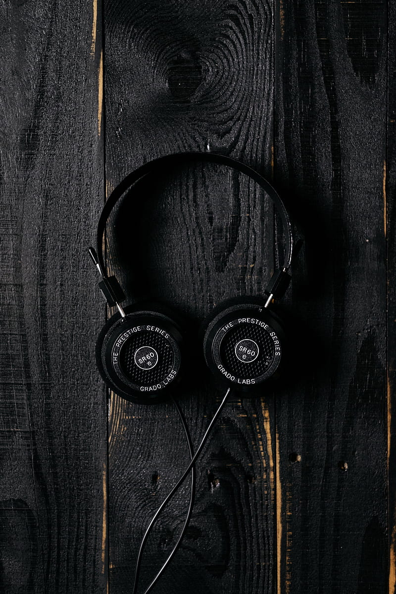 black headphones, gadget, electronic, audio equipment, Technology, HD phone wallpaper