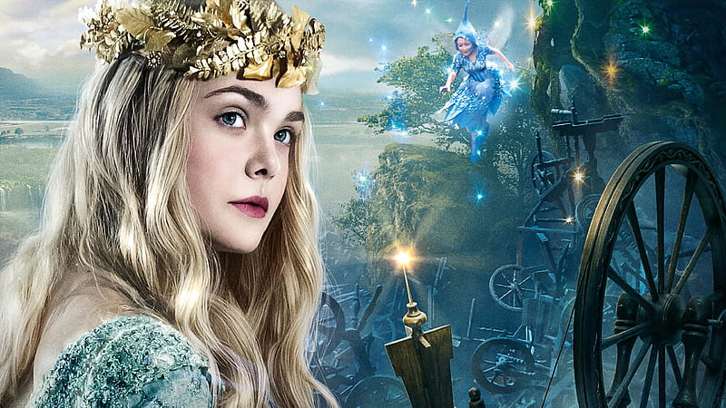 Elle Fanning As Princess Aurora, elle-fanning, celebrities, girls, princess, HD wallpaper