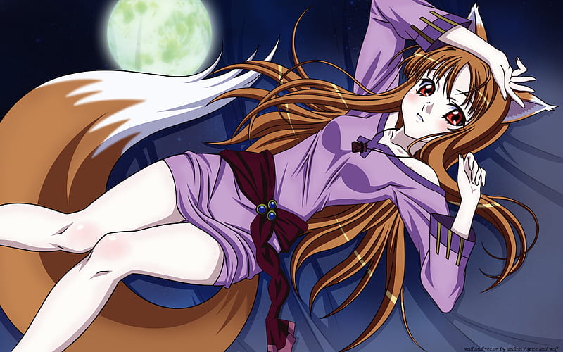spice and wolf horo, horo, girl, anime, spice and wolf, HD wallpaper