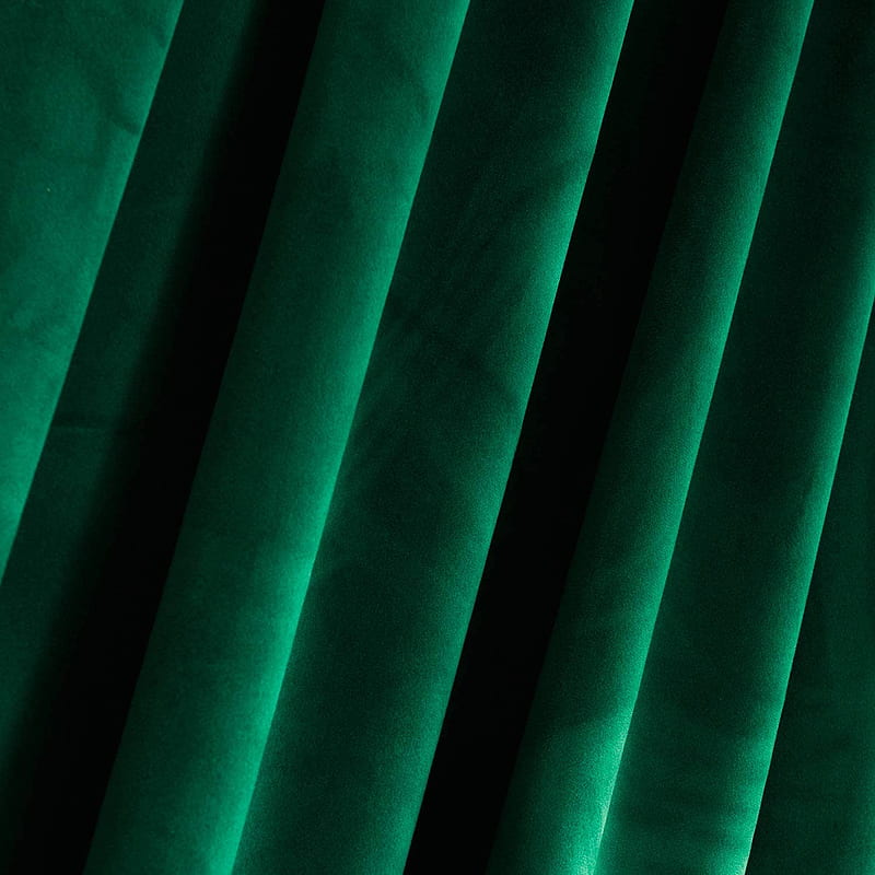Buy Roslynwood Velvet Curtains Forest Green Rod Pocket Drapes Emerald Green 63 inch Thermal Insulated for Bedroom 2 Panels (W52'' x L63'', Emerald Green) Online in Indonesia. B07RJ18SCZ, HD phone wallpaper