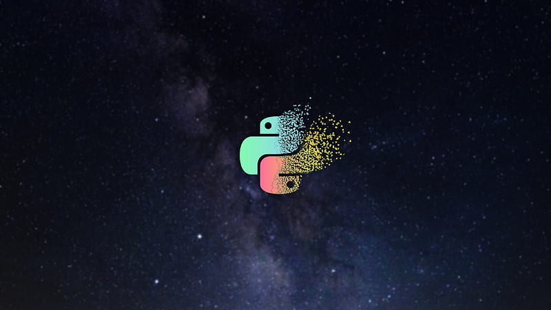 Python AMOLED, coding, coding , dark, dark , programming, python , sky, universe, HD wallpaper